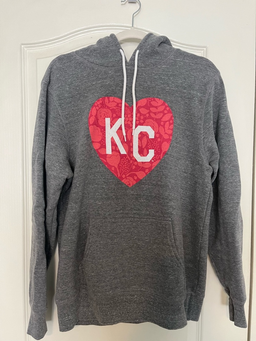 Charlie Hustle Heart KC hoodie, Sz S
